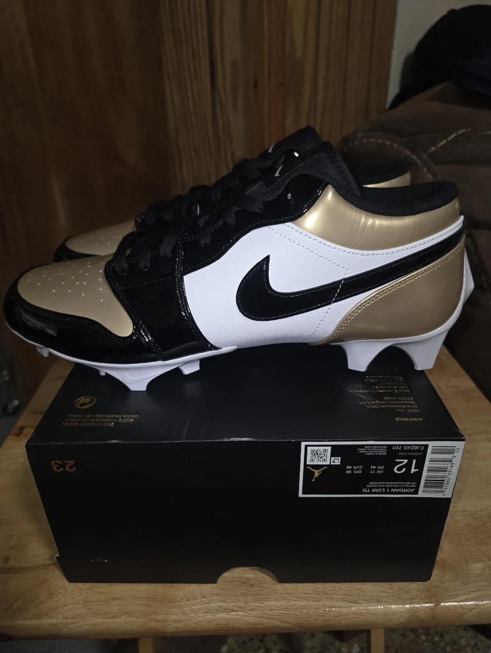 New Jordan 1 Low TD Football Cleats